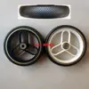 Ruedas para Cochecito de Bebé, Ruedas de Alta Visión, Ruedas Giratorias Silenciosas de PU Originales Modificadas y Ampliadas