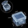 Caja para Tapones para los Oídos Caja Cuadrada Transparente Pequeña Plástico PP Gancho de Pesca Joyería Componentes Digitales Accesorios de Hardware Embalaje y Almacenamiento