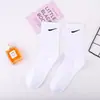 Calcetines Adi Clover para Hombre Deportivos de Hilo Largo de Moda Algodón Puro Absorbentes para Mujer Calcetines de Pareja con Tres Rayas