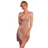 Lingerie Sexy para Mulheres, Camisola de Renda Estilo Desejo Puro Decote V Profundo com Alças Duplas, Roupa de Dormir de Cetim Sem Costas e Sedosa 1717