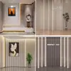 Tecido de Parede para Fundo de Sala de Transmissão ao Vivo de Luxo Acessível 2025 Tecido de Parede Estéreo 3D Layout de Cena de Sala de Transmissão ao Vivo de Celebridade da Internet de Alto Padrão Sofisticado