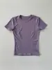 Camiseta de yoga de secado rápido para mujer, manga corta, ajuste slim de verano, top transpirable para correr, entrenamiento, fitness, camiseta deportiva fina profesional