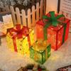 Caixa de Presente de Natal LED Transfronteiriça com Luzes, Luzes em Formato de Natal, Decorações de Cena, Luzes Decorativas, Luzes Coloridas, Luzes Mágicas