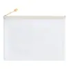 Bolsa Transparente de Malha com Zíper de PVC Bolsa para Armazenamento de Dados de Provas de Aluno Bolsa para Documentos A4 Bolsa para Documentos Impermeável Espessada