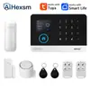 Sistema de Alarme de Segurança Residencial Wifi Gsm Host de Alarme Antifurto App Móvel Tuya Smart Alarm Transfronteiriço