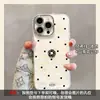 Muñeca Camelia de Lunares Adecuada para Funda de Teléfono Móvil Apple 17Pro Pulsera Iphone15 16 Lujo Accesible Sentido de Gama Alta 14