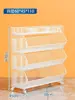 Estante de Almacenamiento de Cocina Multicapa de Acero Inoxidable Estante de Almacenamiento para Cocina y Baño Cesta para Verduras Estante Multicapa Carrito Pequeño para el Hogar