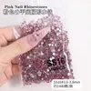Dawang Fan Manicure de Diamante Sapatilhas Fundo Diamantado Atacado Colorido Strass de Vidro Tamanho Misto Decorações de Unha DIY