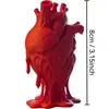 Nuevo producto transfronterizo impreso en 3D: modelo detallado de la estructura anatómica del corazón, adorno de arte de escritorio creativo