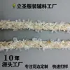 Cordón de Lentejuelas con Borlas de Gama Alta con Encaje para Solapa de Abrigo Estilo Chanel, Accesorios para el Cabello Hechos a Mano para DIY, Materiales de Decoración para Zapatos y Sombreros