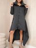 Ropa Nueva para Mujer Otoño e Invierno 2025 Europea y Americana Transfronteriza Amazon Moda Color Sólido Con Capucha Cremallera Holgada Versátil Vestido Sudadera