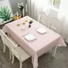 Mantel de estilo japonés para el hogar, antiescaldadura, impermeable, a prueba de aceite, lavable, de PVC, a cuadros, para mesa de centro, para dormitorio