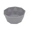 Tigela de Diamante Criativa Doméstica Simples Utensílio de Mesa PP Restaurante Tigela para Comer Sopa Tigela para Assar Atividade Tigela para Presentear
