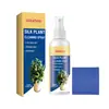 Jakehoe Spray Limpiador de Flores Artificiales Spray Limpiador para Eliminar el Polvo de la Superficie de Hojas de Plantas Verde Brillante