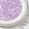 Cuentas de Resina Ojo de Gato con Purpurina Fina Cielo Estrellado de Núcleo Suave para Pulsera, Collar, Cadena de Teléfono Móvil, Llavero, Accesorios para Colgar en Bolsos