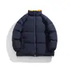 Chaqueta de Algodón con Cuello Alto Estilo High Street Americano para Hombre Invierno Holgada Moderna Casual Versátil Ropa de Algodón Cálida Ropa de Abrigo