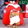 Bolsa de Regalo Navideña Bolsa de Regalo Bolsa de Dulces Bolsa de Regalo de Papá Noel Suministros Navideños Accesorios Caja de Regalo de Terciopelo Dorado