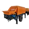 Bomba de Concreto Móvel para Entrega, Bomba de Concreto para Agregados Grandes, Equipamento de Bombeamento Hidráulico de Alta Potência