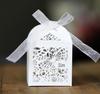 Caixa de Presente Agradecimento Casamento Laser Vazado Estilo Europeu Caixinha de Doces Cartonagem de Chocolate Borboleta Zhejiang Yiwu Atacado