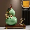 Adornos de Calabaza Doble Fulu Estilo Chino Nuevo Decoración de Pantalla de Entrada de Sala de Estar de Gama Alta Regalo de Mudanza de Oficina Casa Nueva