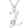 Weiya deseo cruzado comercio electrónico suministro 26 letras inglesas moda colgante de diamantes joyería de moda