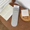 Calcetines de Lunares para Mujer, Estilo Primavera y Otoño a Media Pantorrilla, Calcetines de Algodón Retro Coreano, Calcetines Largos de Encaje Versátiles sin Costuras Estilo Universitario