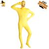 Disfraz de Mono Invisible con Expresión Amarilla Divertida de Halloween para Adultos Disfraz Divertido de Fiesta para Hombres y Mujeres