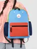 Mochila Doble de Gran Capacidad con Parches Lindos 2026 Verano Nueva Simple para Mujer Ligera Bloqueo de Color Dopamina