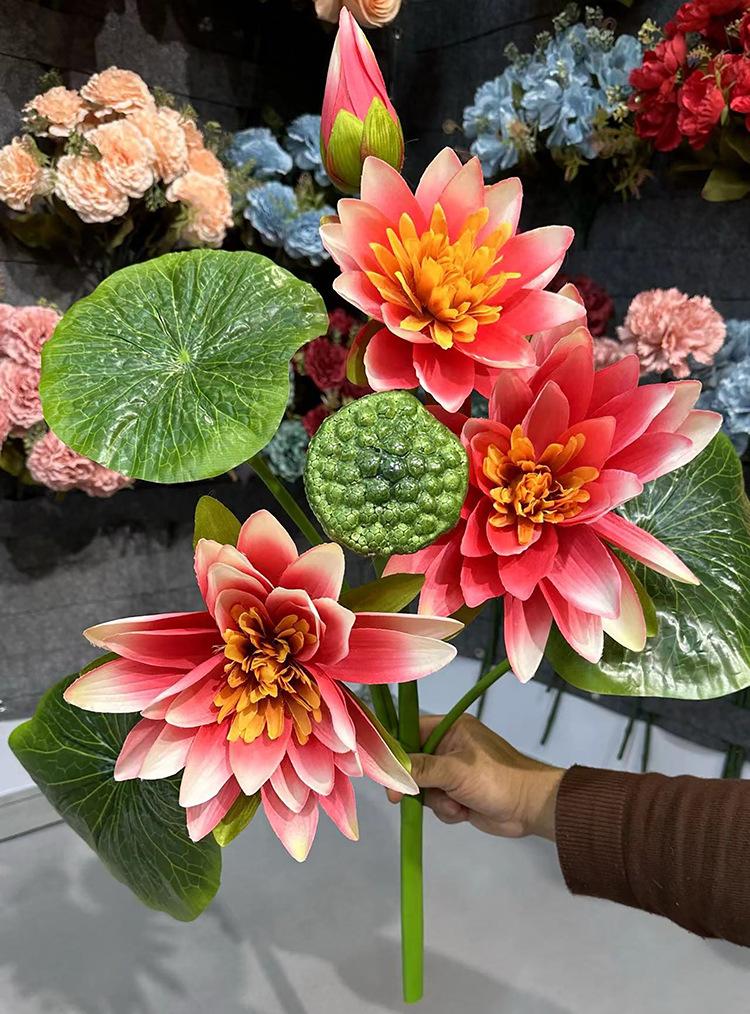 3花1蕾富贵荷花- -红色.jpg