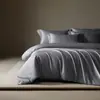 Auténtico Algodón de Fibra Larga 100S Importado Lujo Ligero Gama Alta Todo Algodón Juego de Cuatro Piezas Sábana de Algodón Puro Sábana Ajustable Funda de Edredón Ropa de Cama de Alta Gama