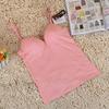 [Gran Venta] Chaleco Acolchado Modal para Mujer Sin Aros Camisola Todo en Uno Camiseta Base con Interior Ajustable