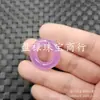 Cuentas Redondas de Jade Optimizadas, Cuentas de Jade Verde Transparente Hielo Violeta, Broches de Jade, Anillos para Colgantes, Accesorios para Pulseras y Pendientes