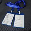 Placa de aleación de aluminio placa de trabajo placa de trabajo juego de tarjetas metálicas placa de trabajo de empleado placa personalizada sistema de tarjetas de trabajo de PVC