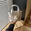 Bolso cubeta estilo coreano ins lindo con patrón de diamantes, bolso de hombro y cruzado para mujer de venta caliente en verano 2026, nuevo diseño de moda