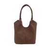 2024 Nova Bolsa de Axila de Outono Retrô Bolsa de Grande Capacidade Moda Feminina Casual Casual para o Dia a Dia Textura Bolsa Balde