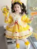 Vestido de Princesa Lolita para Niñas 2026 Primavera Nuevo Estilo Vestido de Cumpleaños de Moda para Bebés Vestido Lolita