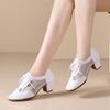 Zapatos de Baile de Salón de Suela Blanda de Verano para Personas de Mediana Edad y Mayores, Zapatos de Baile de Malla, Zapatos de Baile Moderno para Baile en Plaza, Zapatos de Baile para Mujer, Antideslizantes