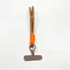 Cordón de Muñeca de Doble Hilo con Mosquetón de Anilla de Resorte, Cordón de Juguete Elegante y Sencillo, Cordón con Mosquetón de Doble Hilo