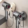 Soporte para secador de pelo de inodoro sin perforaciones montado en la pared estante de baño soporte de carnero estante de almacenamiento ventas directas de fábrica