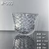 Tazas de té de vidrio estilo japonés con impresión de logotipo, tazones de té Kung Fu, tazas con textura martillada, tazas de degustación, juegos de té de cristal, venta al por mayor del fabricante