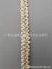 En stock al por mayor hilo dorado y plateado tejido a crochet ola estilo Chanel cinta encaje abrigo sombrero zapatos bolsa accesorios de ropa