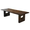 Nuevo juego de mesa de té de madera maciza estilo chino, mesa de té grande creativa para uso doméstico, mesa de té y sillas simples para sala de estar, mesa de té para balcón