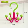 Gancho Rotativo Seis Garras Dopamina para Pendurar Bolsas, Gancho Multifuncional Doméstico para Roupas Íntimas e Chapéus, Prateleira de Armazenamento Sem Furos