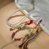 Cordón Colgante de Cuerda Encerada Hecho a Mano Estilo Xizang de Alta Gama, Hilo Colgante Multicolor para Varillas de Incienso, Amuletos Budistas y Colgantes Thangka