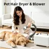Secador de Pelo para Mascotas para Uso Doméstico, Secado y Protección de Alto Poder para Gatos y Perros Grandes, Secador y Soplador de Agua Especializado para Tiendas de Mascotas