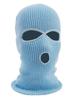 Chapéu de Lã Tricotado de Três Furos para Homens, Touca de Inverno, Máscara Facial, Forro de Capacete, Chapéu de Tricô Acrílico, à Prova de Vento, Ciclismo, Quente