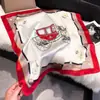 Primavera 2025 Nuevo Pañuelo Moda Estilo Occidental Combinable Cuadrado Pequeño 70cm Pañuelo Decorativo Protección Solar Chal de Viaje Mujer