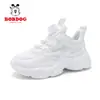 Zapatos Deportivos Transpirables Babudou para Niños Primavera y Otoño Malla Zapatos de Jardín de Infancia para Niñas Nuevo Estilo Pequeños Blancos