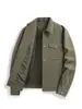 Venta al por mayor transfronteriza de chaquetas sencillas con cuello para hombre, colección otoño 2026, resistentes a las arrugas, adecuadas para ir al trabajo, negocios y uso casual