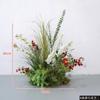 Decoração de Fundo Explosiva Mori Adereços de Fotografia de Floricultura Plantação Verde Simulada Flor de Seda Arranjo de Flores para Cerimônia de Casamento